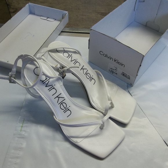 Calvin Klein Shoes - Calvin Klein dress shoes white Millie 7.5